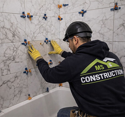 Bath remodeling contractor cat