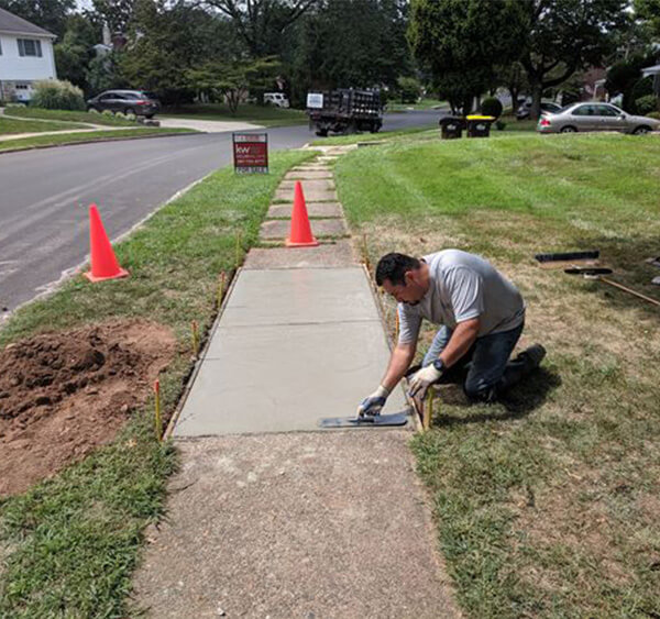 Sidewalk violation removal